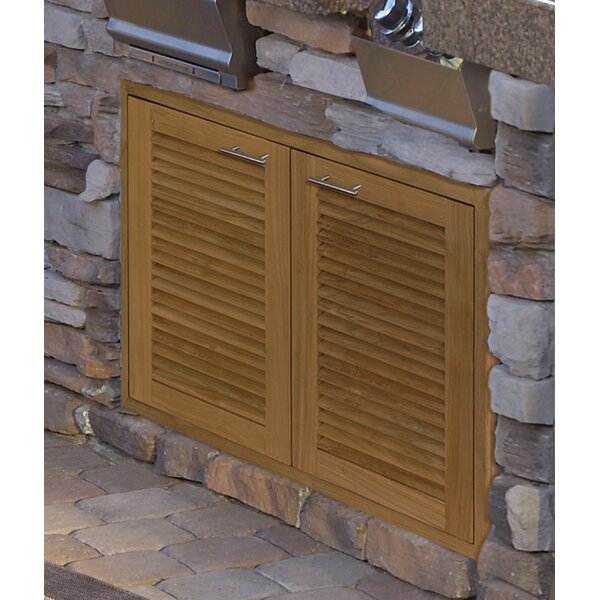 Pacific Teak Millworks Louvered Double Drop In Access Door Wayfair